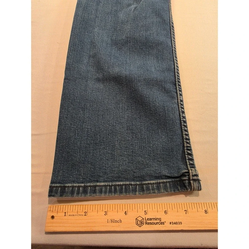 Levis 514 Straight Fit Mens Blue Denim Jeans 36x32 Medium Wash 00514-0809